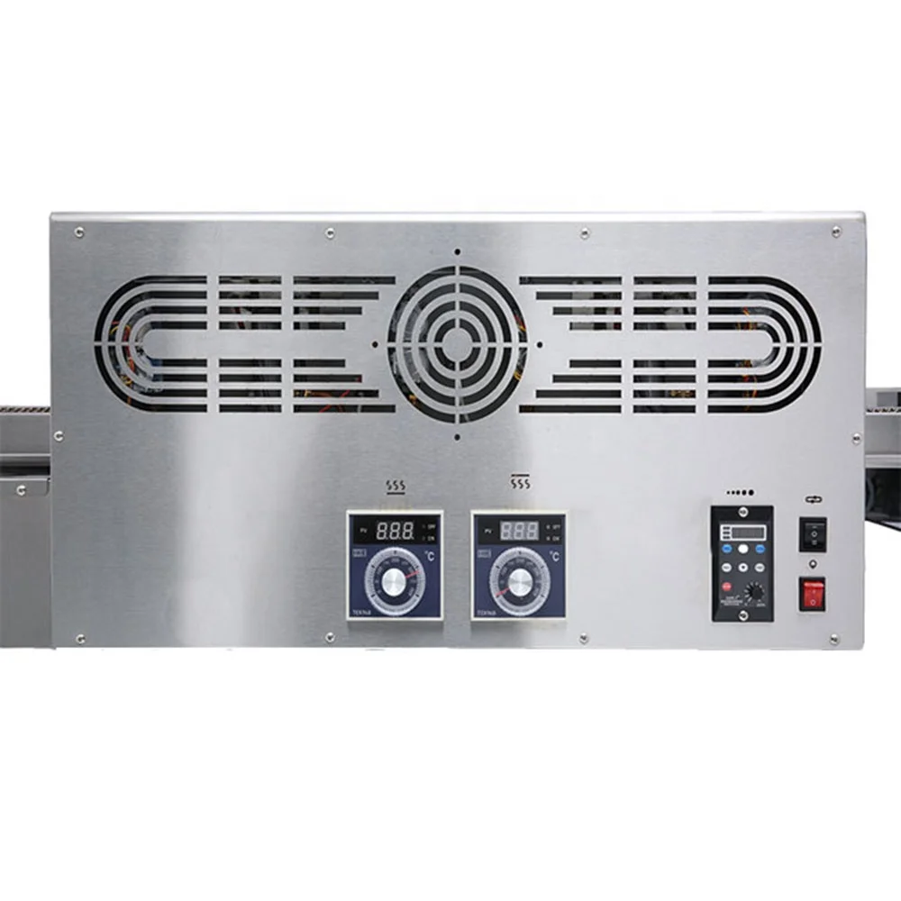 BERDASENA mutilfuctions automatic  maker biscuit machine bakery equipments gas burner conveyor belt pizza oven