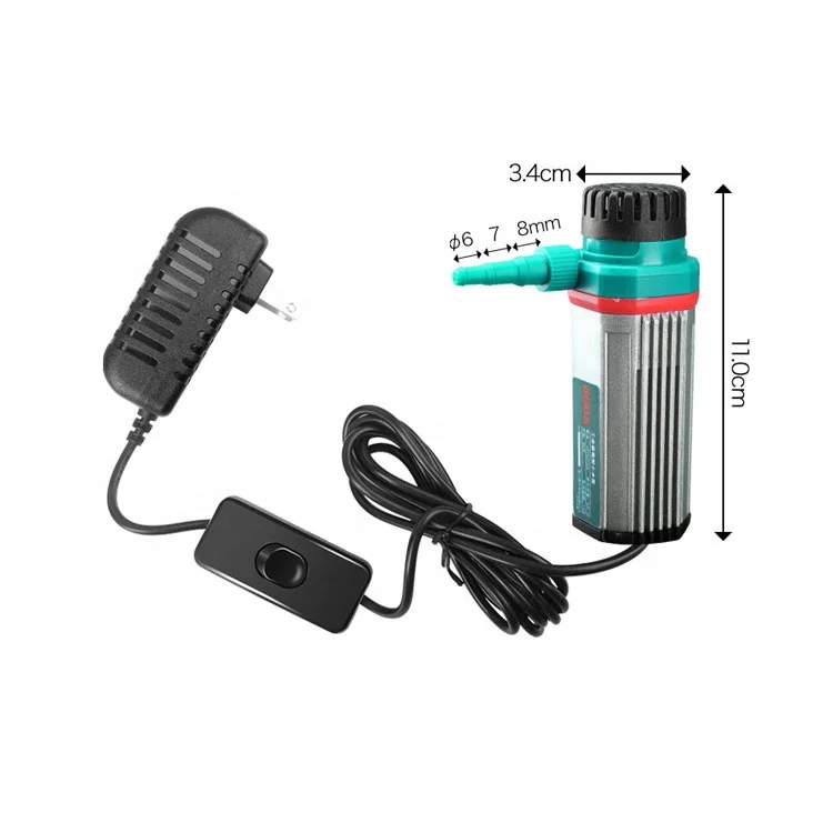 Boda 12V mini electric slotting machine submersible pump DC circulating self-priming pump cutting micro water supply pump