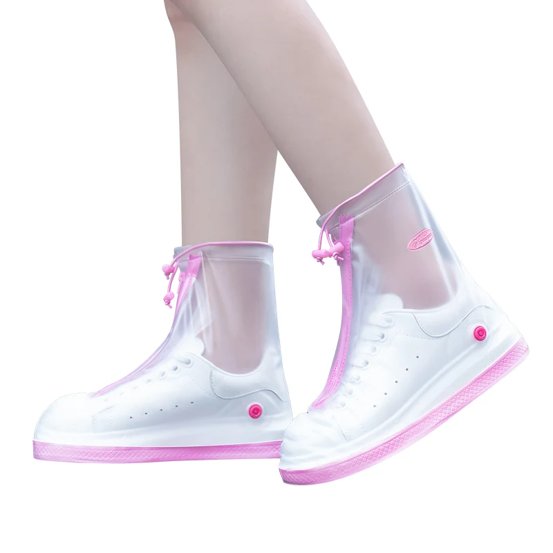 Лидер продаж, пластиковые защитные Нескользящие многоразовые резиновые туфли, водонепроницаемые силиконовые чехлы для обуви