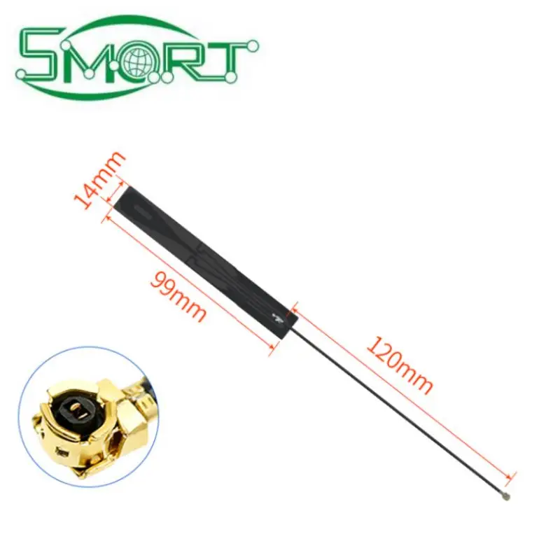 2G 3G 4G LTE 5dBi size 21* 81mm wire length 120mm frequency 698-2700mhz IPEX PCB FPC built-in antenna