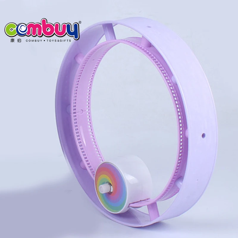 Rolling track clockwork lollipop kids wind up chain toy