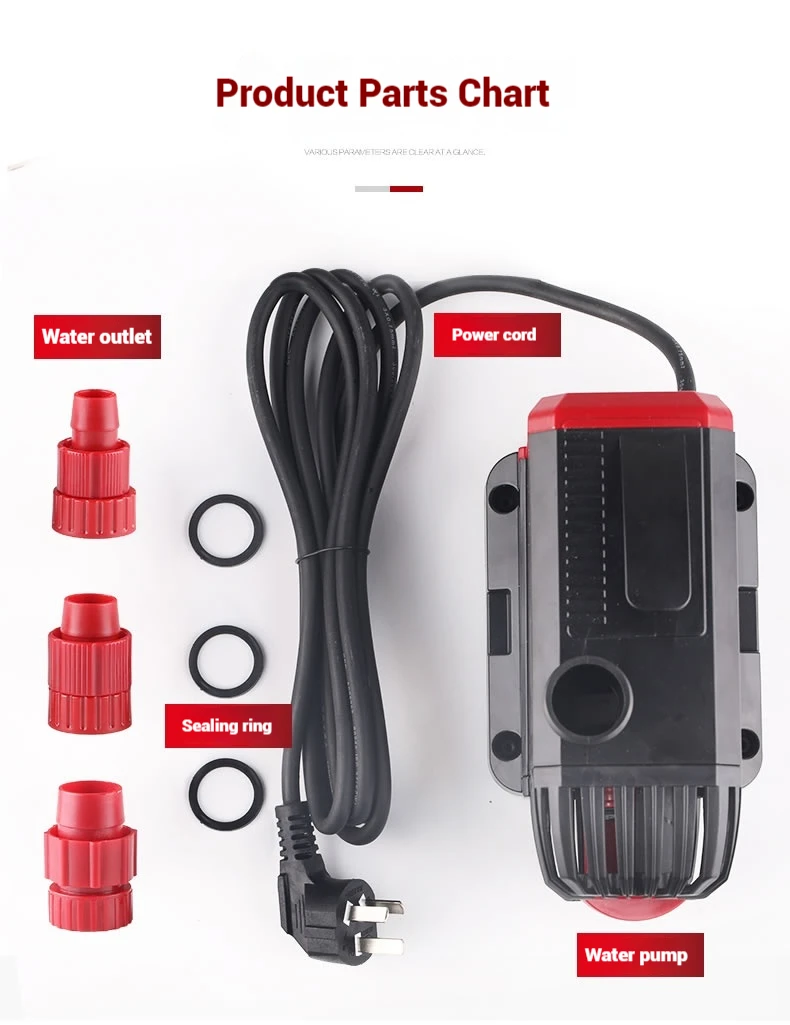 SUNSUN High Quality 18W-140W High Flow 14000L/h Lift 7M FIsh Tank Aquarium Filtration System Koi Pond Fountain Water Pump