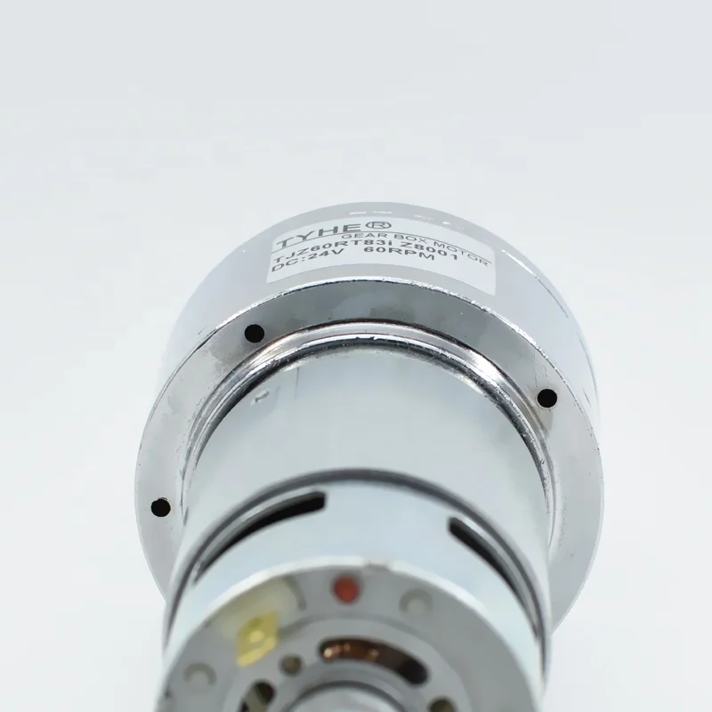 Manufacturer gear motor 60mm 6v 12 volt 24v 50rpm 60rpm rs775 35 watt 30w 20w 10nm 60kg.cm high torque brush dc gear motor