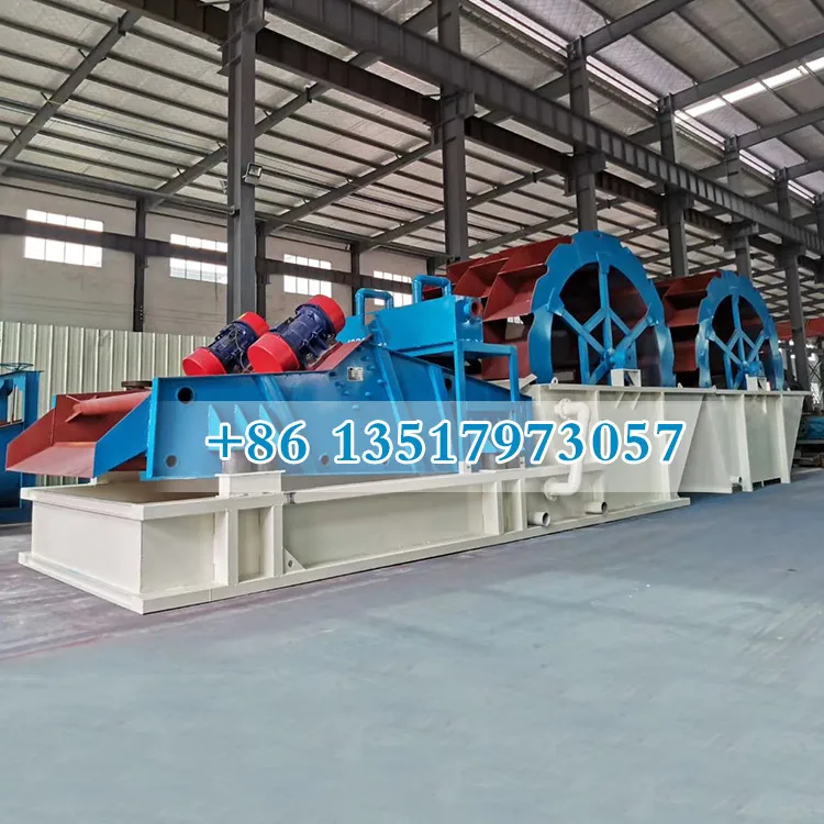 wheel type quartz sand washing machine bucket wheel sand washer