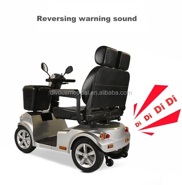 besting selling 2023  high quality powerful motor electric scooter with double seats for disabled