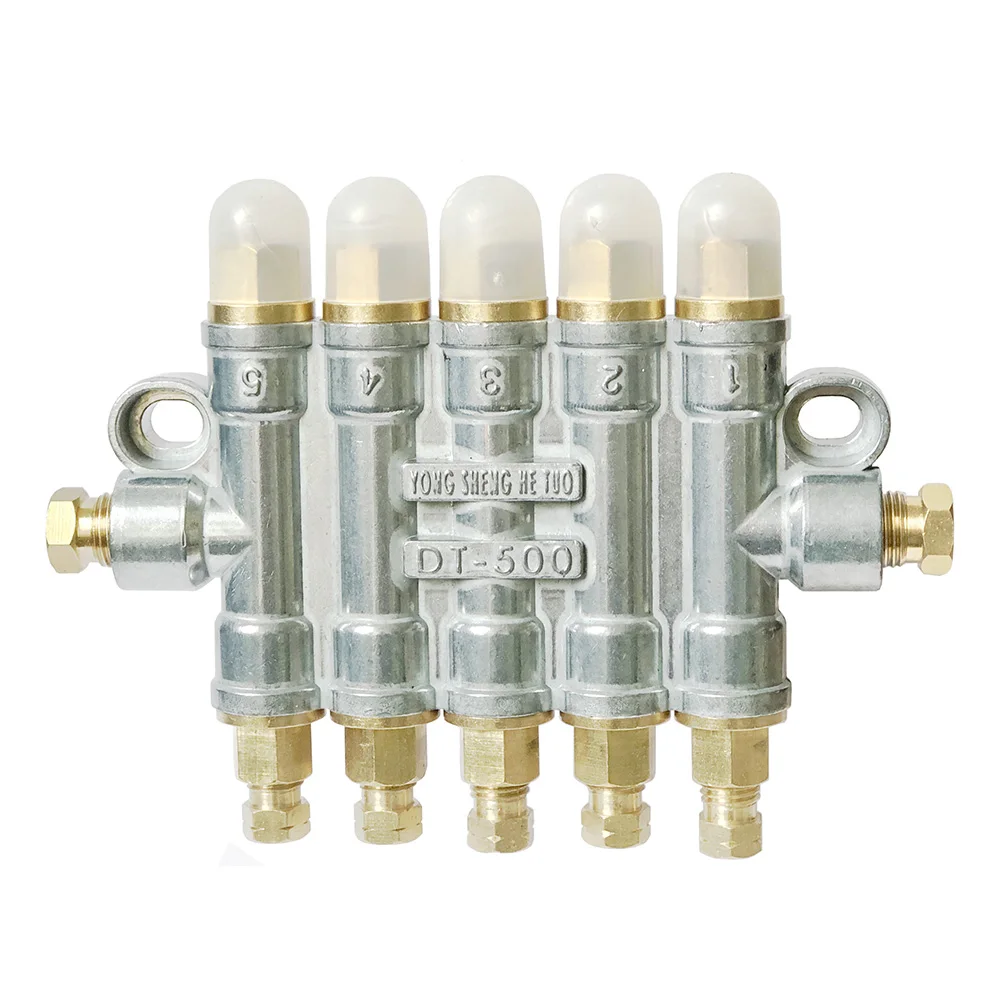 DT-500 DT-300 2-6 способов тонкое масло объемный распределитель быстрый Соединительный фитинг для лазерной смазки CNC