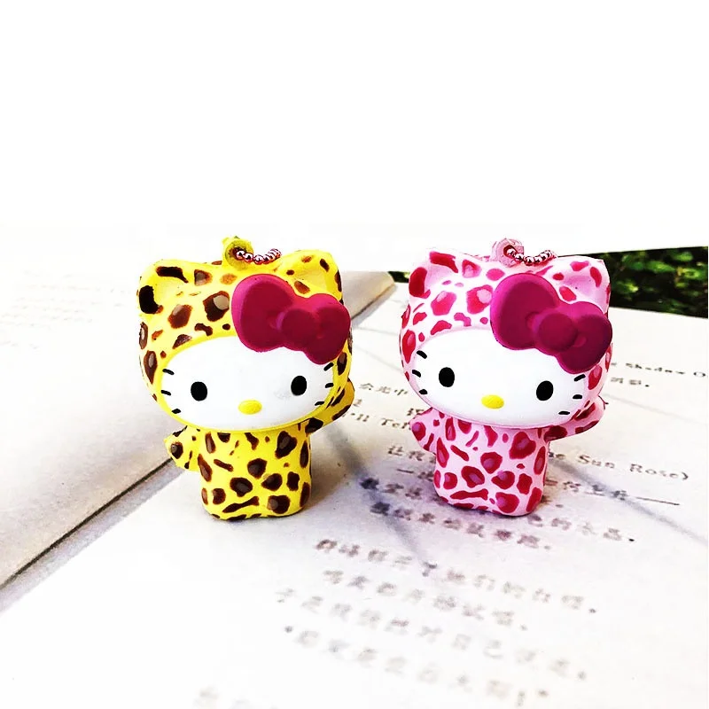 
High quality PU foam mini squishies kawaii japan squishy hello kitty cat toys for kids. 