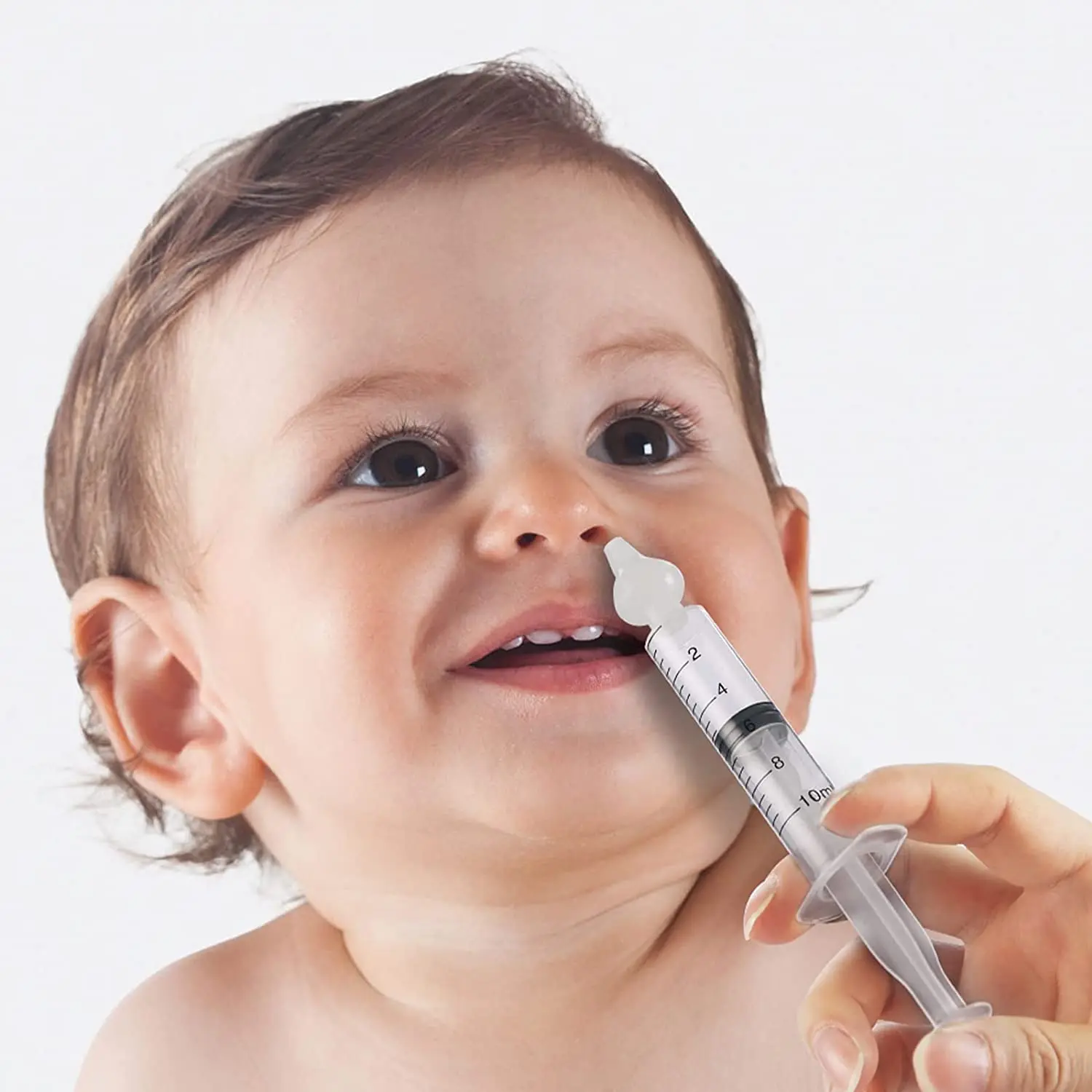 Safe Silicon High Quality Hot selling Baby Nasal Irrigation Washing Device  10ml Baby Nasal Syringe