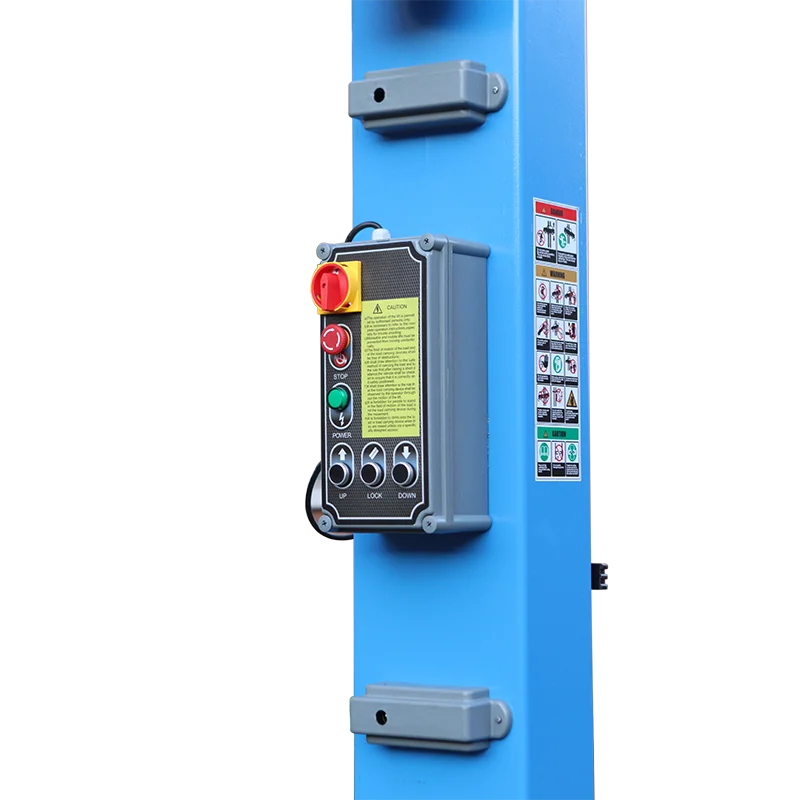 Automotive Hydraulic 4 Ton Clear Floor Double Cylinder Car Lift 2 Post lifts