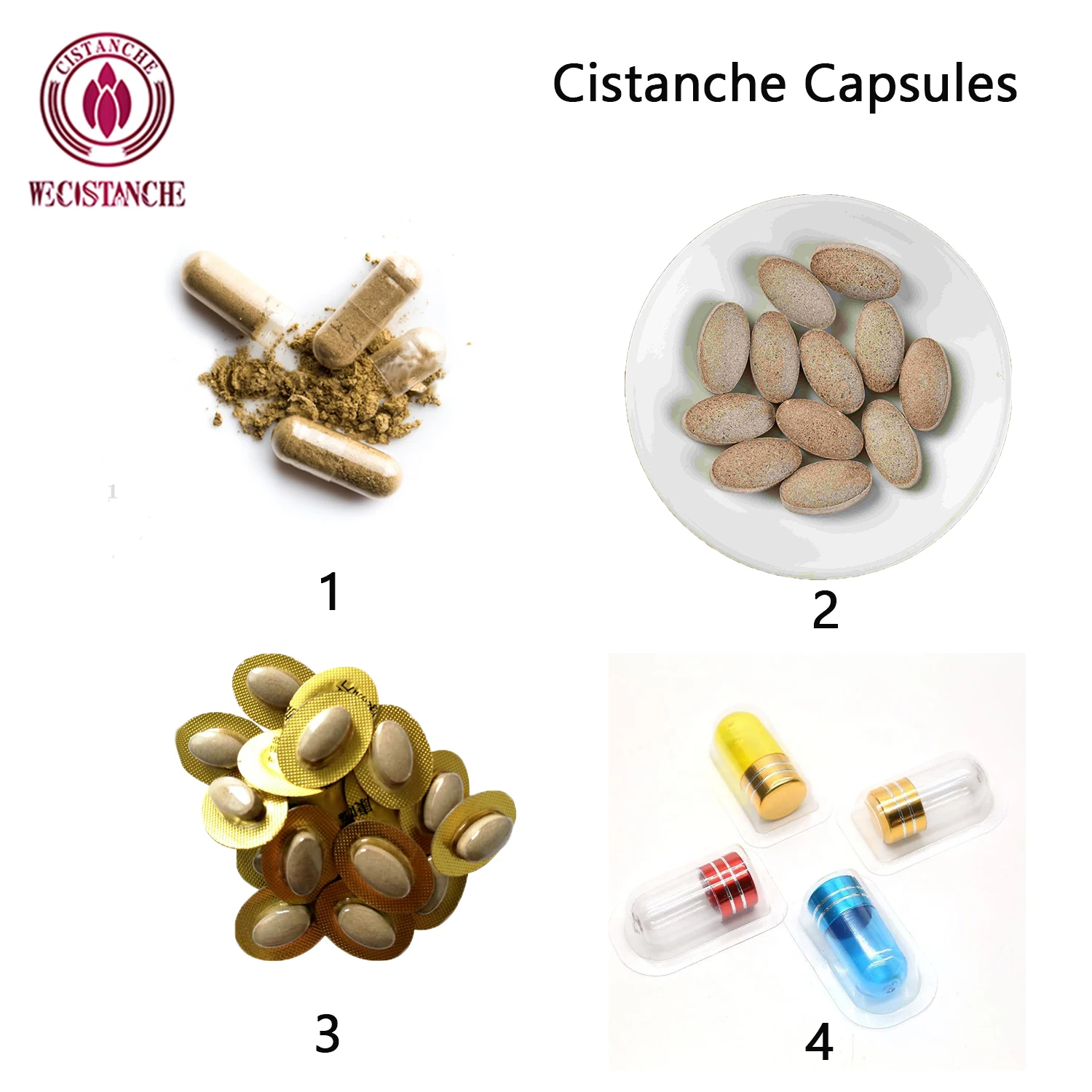 60 Capsules/Pack stimina motivition Cistanche Tubulosa Extract Tablets 30% Echinacoside 12% Acteoside Cistanche Extra