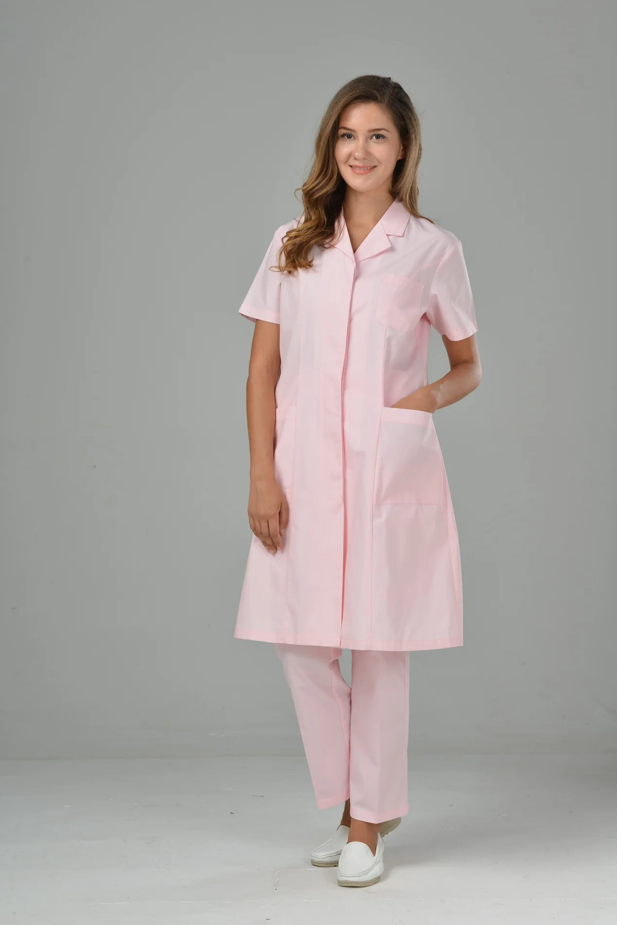 
white collar nurse uniform dress hospital 