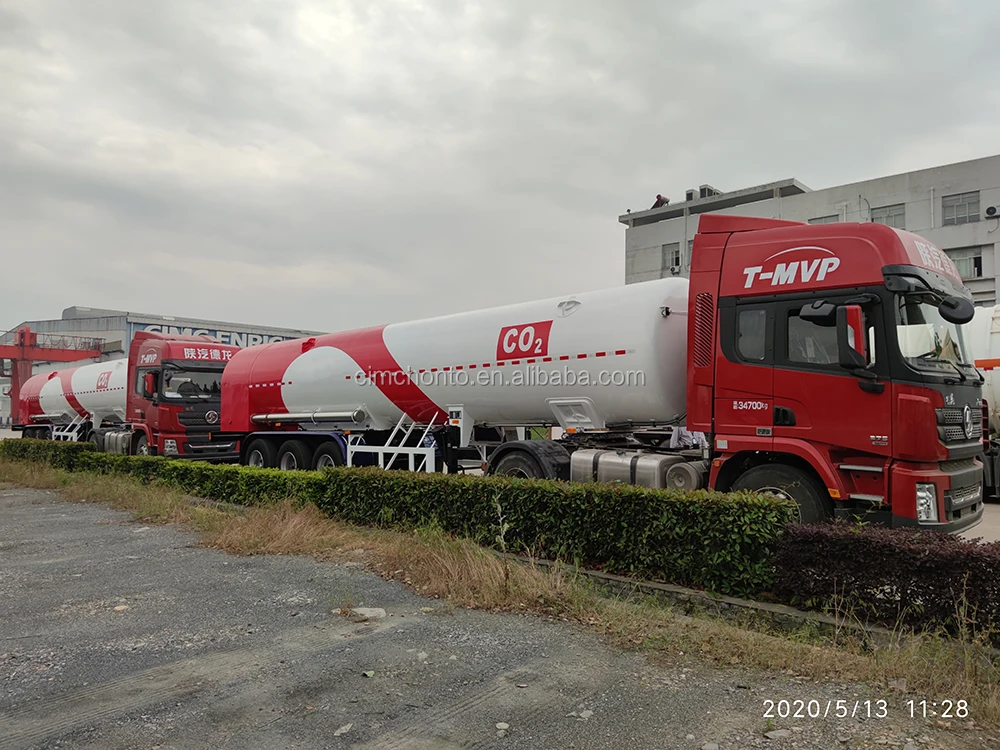 good price 52.6m3 refrigerated gas liquid ethane road truck trailer fuel tanker semi trailer used stainless steel price for sale