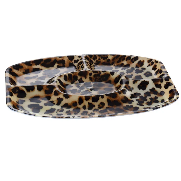 Best selling Serving Tray With Compartments  Divided Snack Food Serving Plate Tray