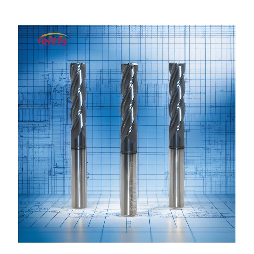 Eitfs endmill tungsten steel round headed ball end milling cut carbide crusher cutter teeth flat mill keywords End Mill