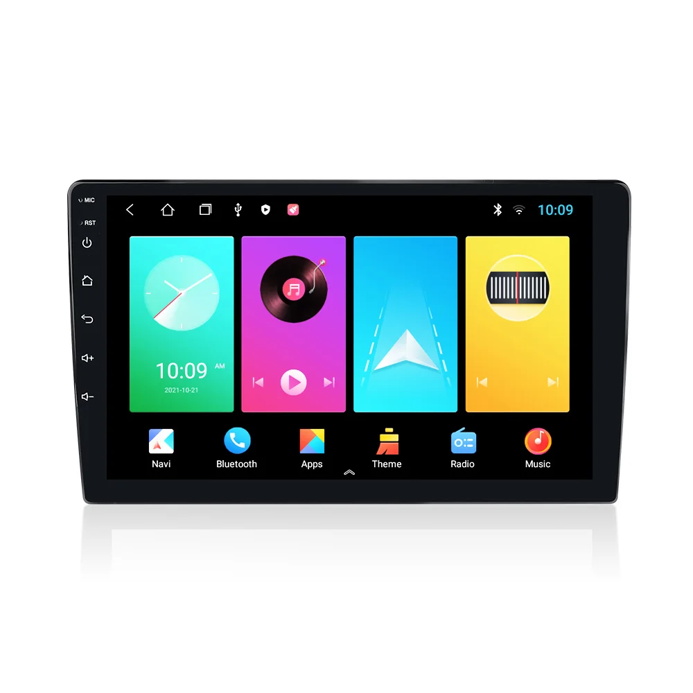 2 DIN Android 9 4-core 1G+16G universal Car Radio stereo 9 inch screen DVD auto Player with wifi