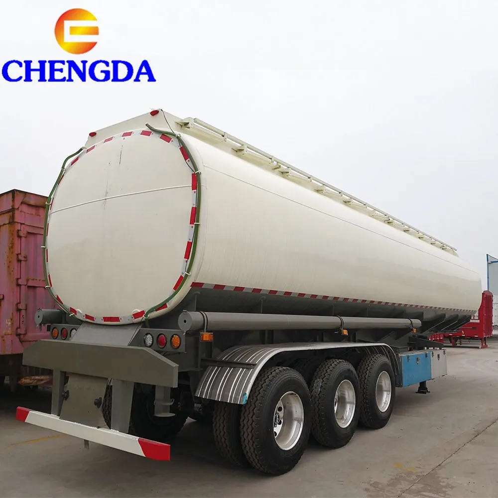 3 Axles 45000 50000 60000 Liters Fuel Tank Truck Trailer Petrol Gasoline Diesel Oil Fuel Tanker Semi Trailer