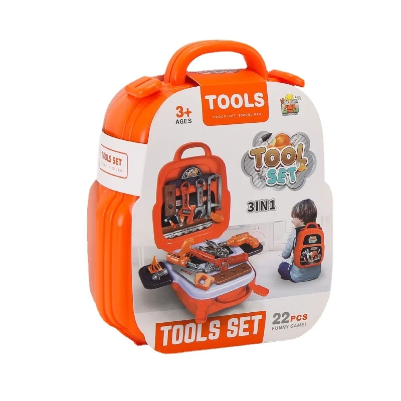 Wholesale Pretend Play Set Plastic Boy Worker Mechanic Box Kit Toy