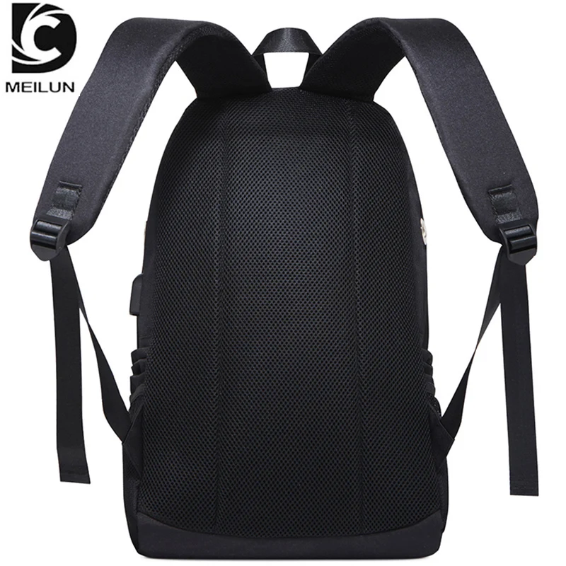 
High Quality Nylon Waterproof School Backpacks luminous Backpack Bag for men 