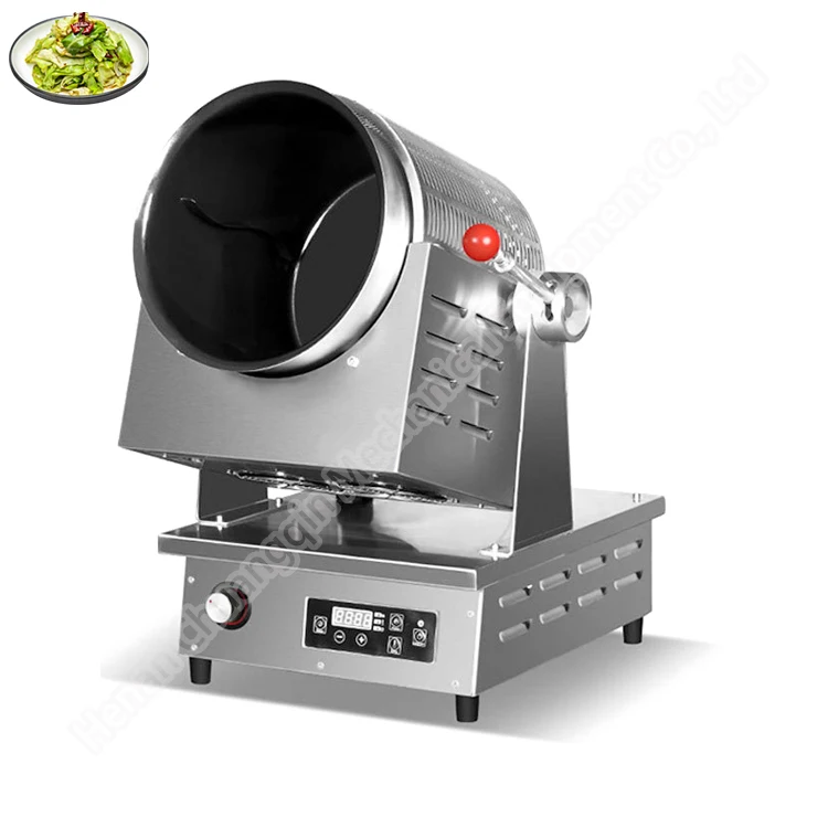 Commercial cooking automatic pot 50l stir fry machine