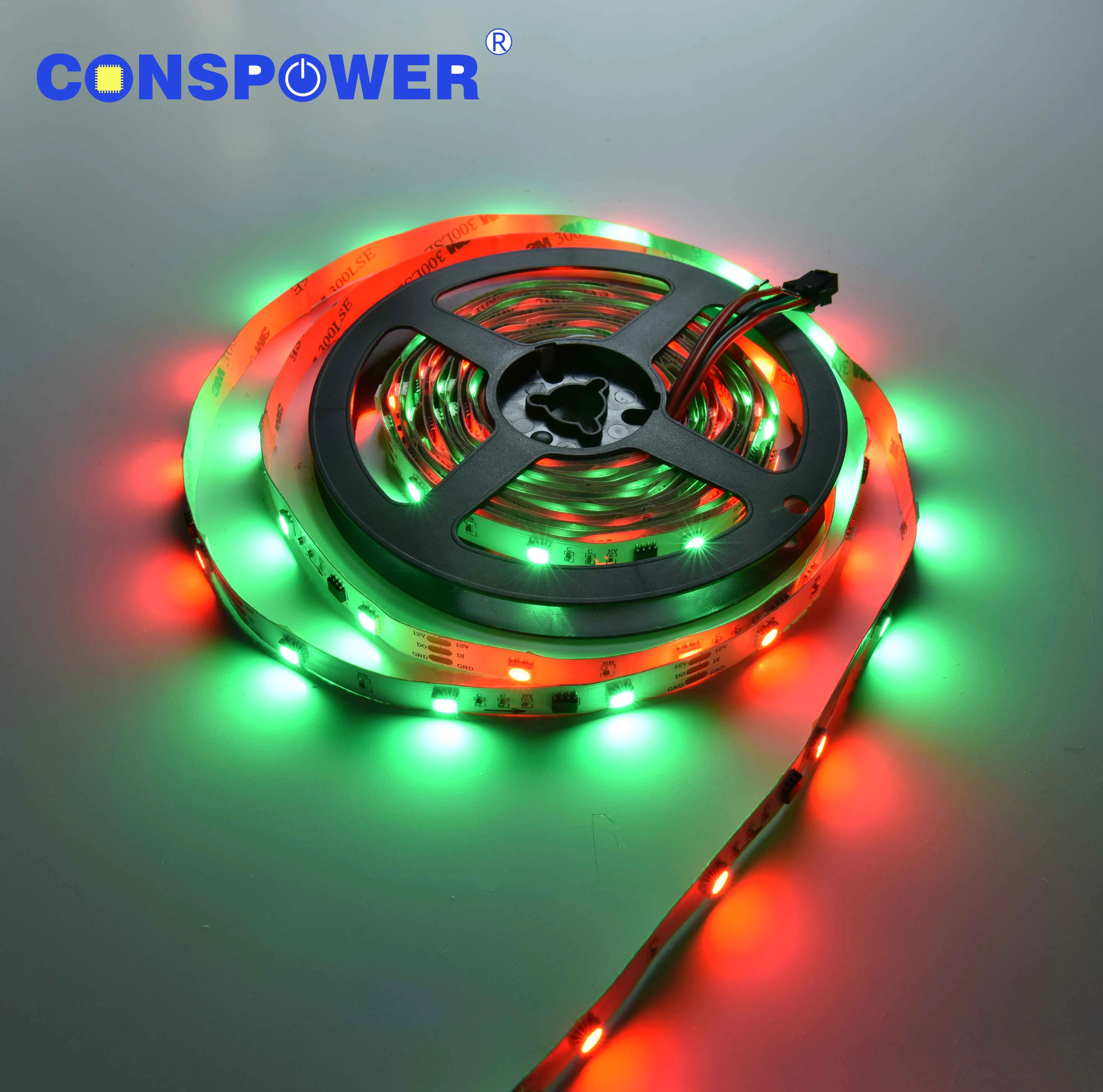 RGB5050 Digital Strip 30LEDS/M WS2811 5050 Color Strip 5050RGB 12V Addressable RGB Led Strip Manufacturer