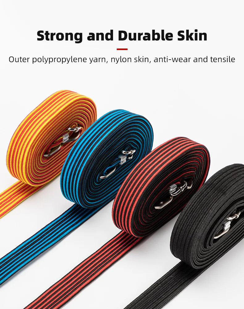 Luggage Rope Strap Elastic Bungee Cord Bicycle Luggage Strap Belt Strap For Cargo