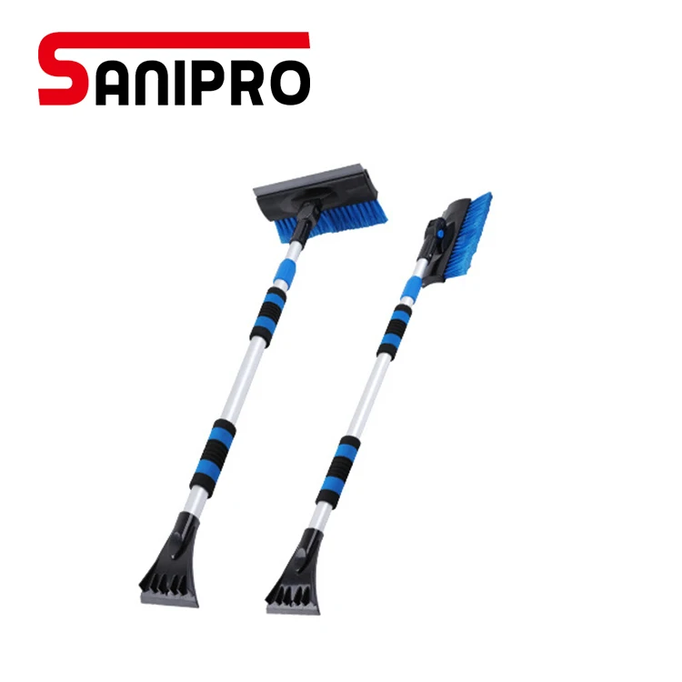 
Sanipro Car Cleaning Tool Snow Scraper Brush Ice Scraper with Foam Handle Car Window Glass Windshield Cleaner Snow Remover Tool 