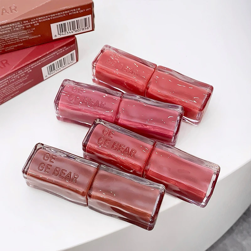 Gegebear OEM Lip Colorant Moisturizing Long Lasting Autumn And Winter Maintain Makeup Low Saturation Lipstick Tint
