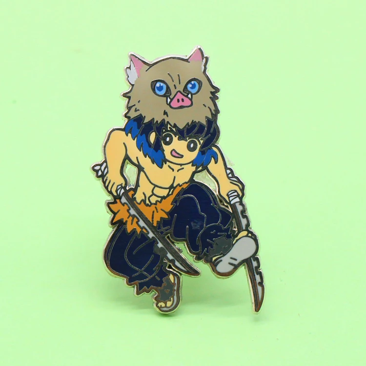 2020 New Idea Beautiful Lapel Pin Custom Japanese Anime Characters Badge Portrait Cartoon Enamel Pins