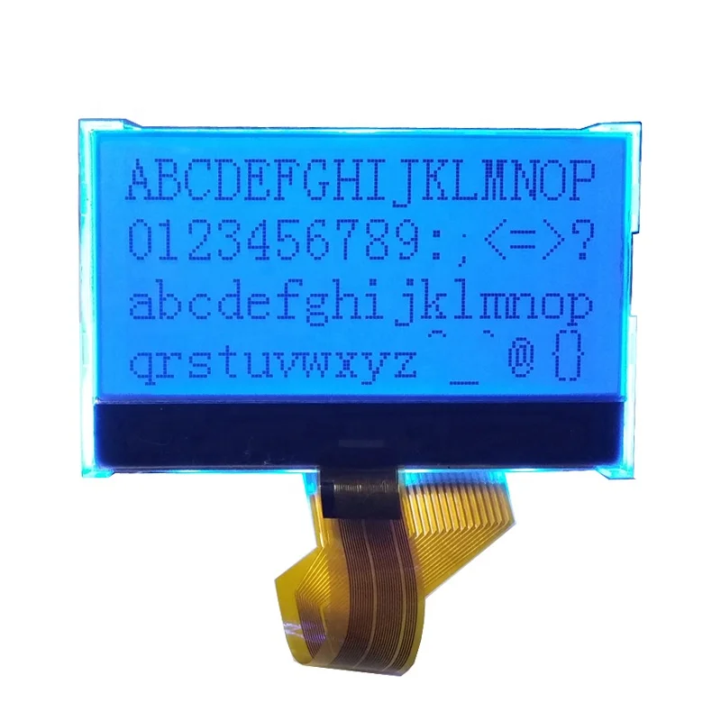 2.7 inch Blue Backlight 128X64 Dots LCD FSTN Dot Matrix Graphic LCD Display Module for Car Radio