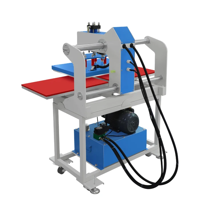 Big Promotion  Dual Worktable Vinyl  T-shirt Hydraulic Heat Transfer Press Machine Power Press