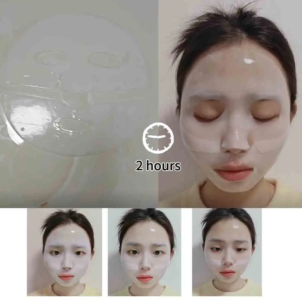 Hydrolyzed Bio Calming  Biodegradable Collagen Over Night Dissolving Over Night Film Sheet Mask