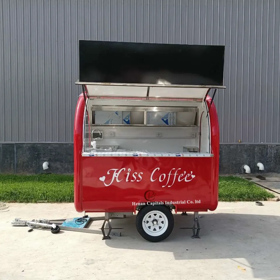 Henan Capitals Catering mobile food truck food cart mobile cafe burger vans food trailer