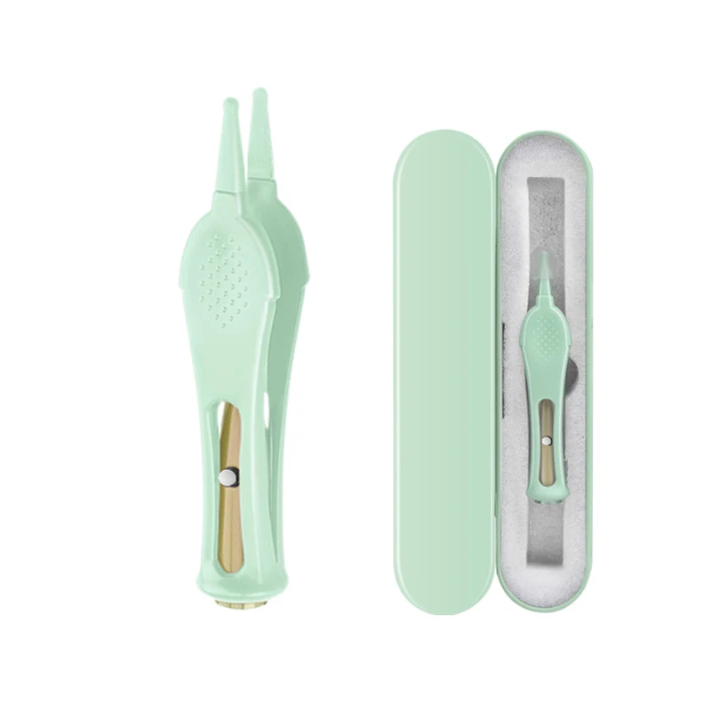 Baby Ear Cleaner Flashlight Earpick Ear Cleaning Earwax Remover Ear Curette Light Spoon with magnifier