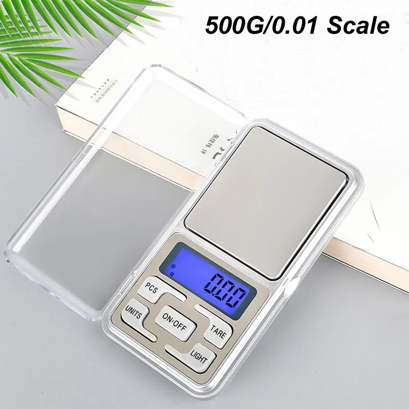 Digital Scale 50/100/200/300/500g 0.01g Mini Scales Balanzas Digitales Bascula Balance Electronique Gram Scales
