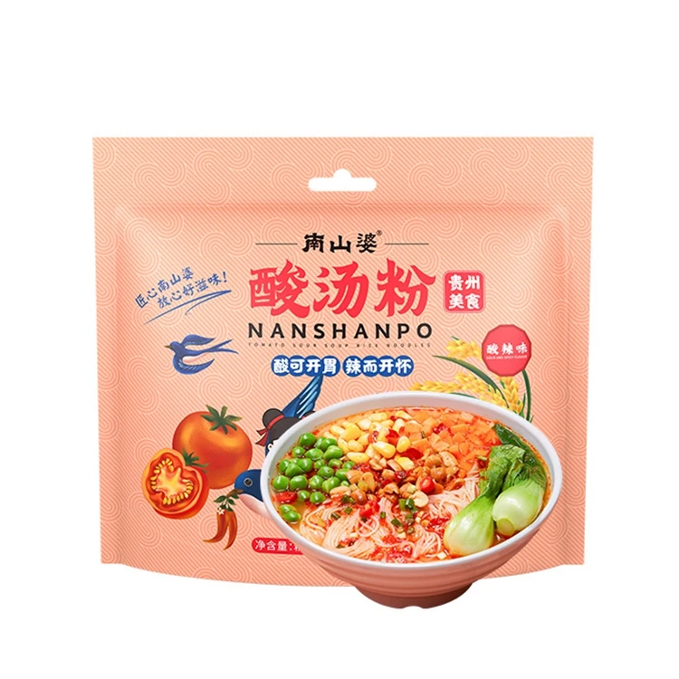 NANSHANPO Guizhou Delicacy Bagged Instant Noodles Food Strong Taste Tomato Sour Soup Rice Noodles