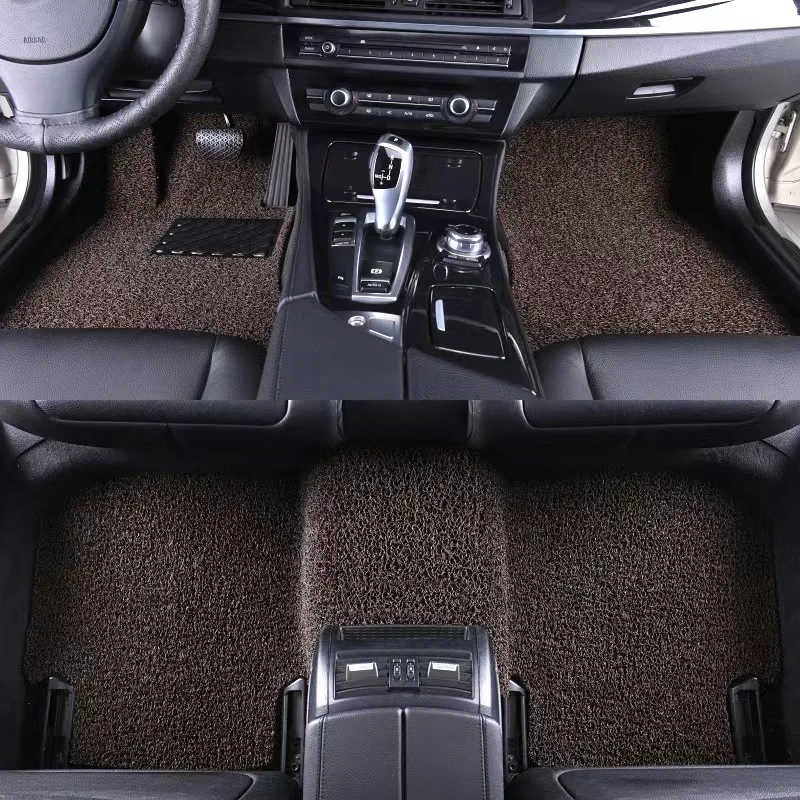 Высококачественные универсальные 4 шт. полный комплект ПВХ катушки автомобильные коврики Нескользящие