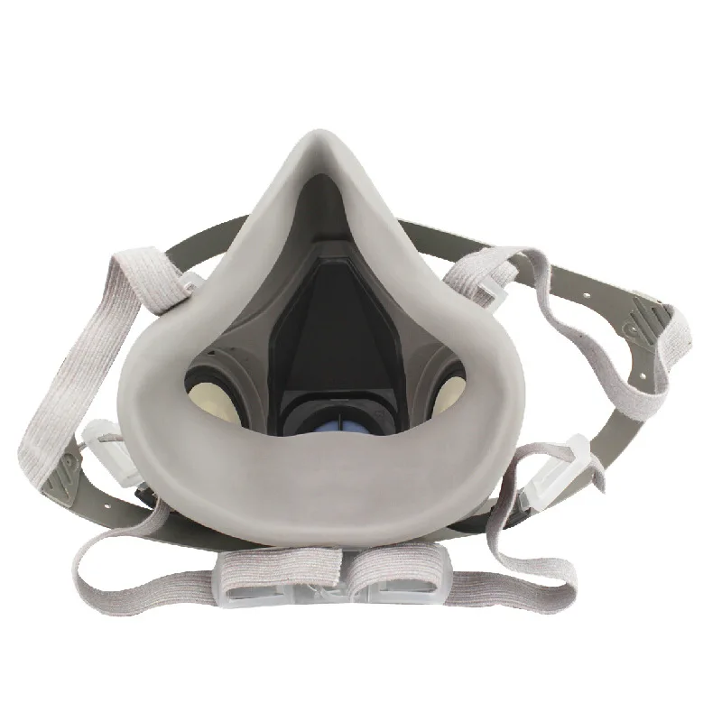 3M 6200 Half Face Painting Spraying Respirator Set Gas Mask Safety Work Filter Dust Mask with Filter Box