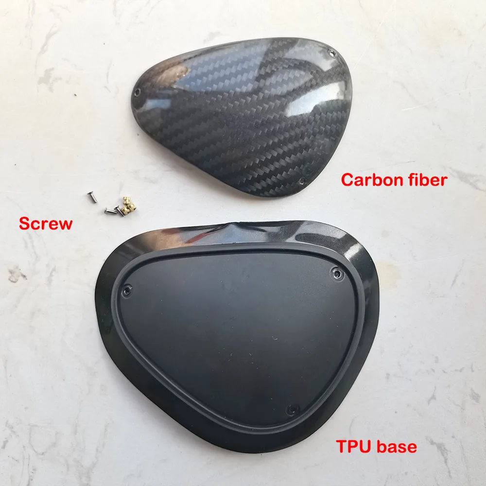 Real carbon fiber shoulder elbow knee protector guard slider for motorcycle racing jacket