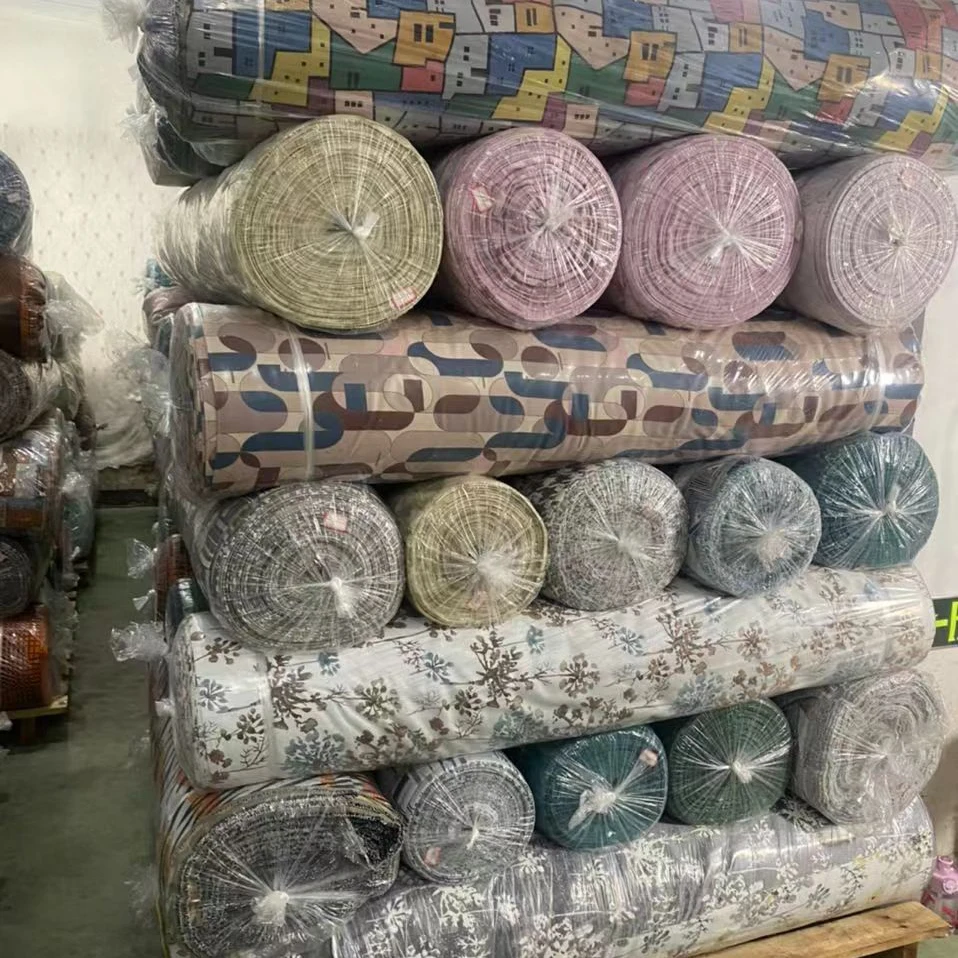 Textile high quality stock lot chenille jacquard fabric curtain fabrics for home textile curtain pillow