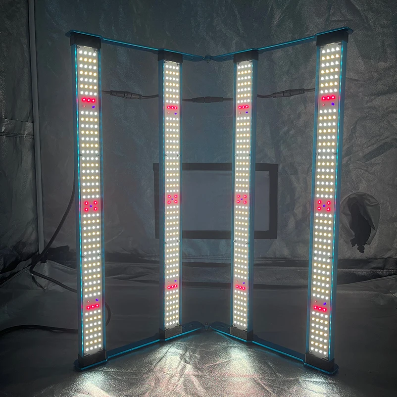 KingBrite P55 320W Samsung LM301H EVO+Osr (660nm+730nm)+LG UV Grow Bar Full Spectrum LED Grow Lamp Light For 3x3ft / 1x1m Tent