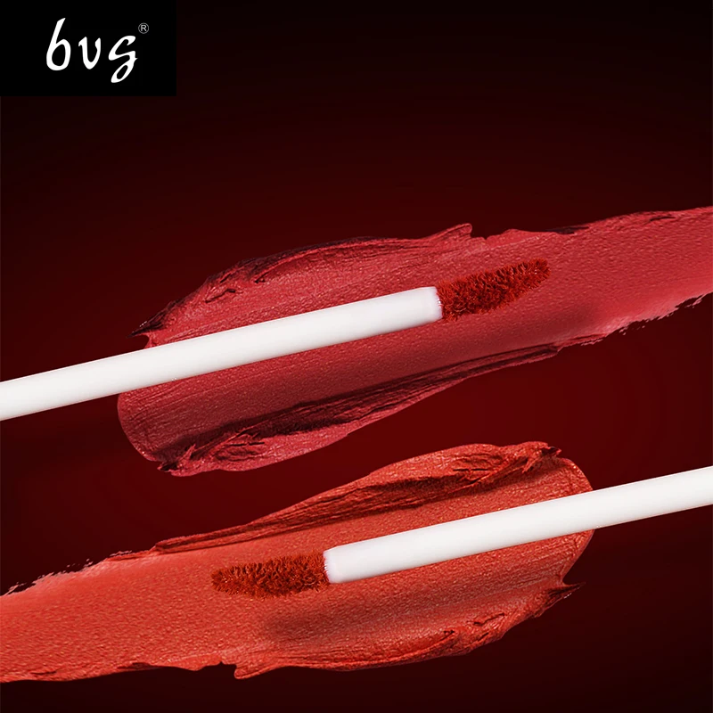 6 Colors Waterproof Long Lasting Nude Matte Liquid Lipstick Non-Stick Cup Sexy Red Lip Tint With luxury Diamond Wand