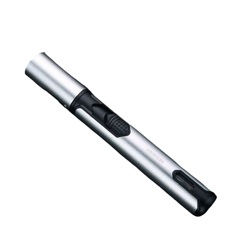 Custom Logo Cigar Lighter with Large Blue Flame Kitchen Barbecue Windproof Torch Ejector Humidors Product