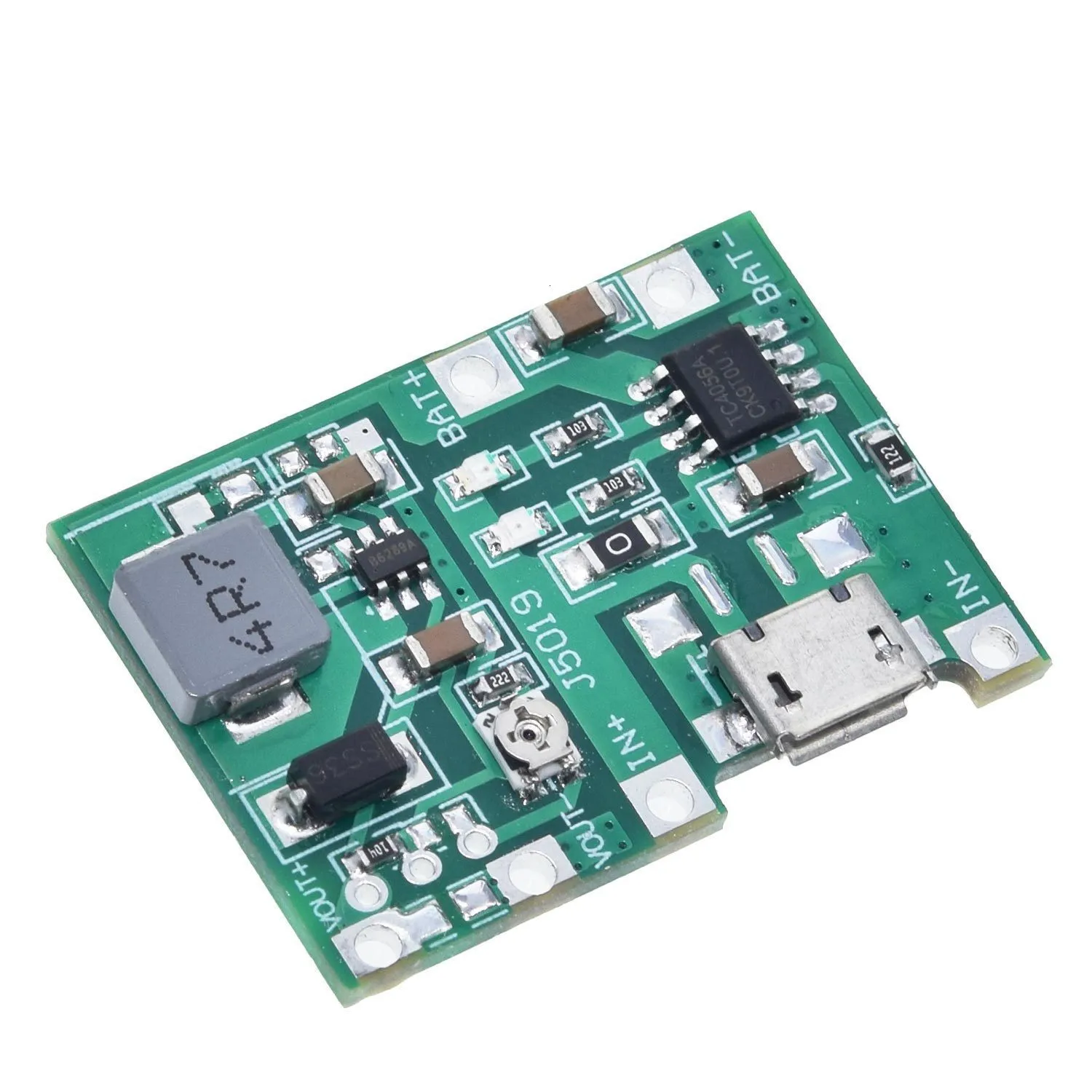 Новый литий-ионный аккумулятор для 18650 3,7 V 4,2 V батарея зарядное устройство доска DC-DC импульсный Повышающий Модуль TP4056 DIY Kit запчасти