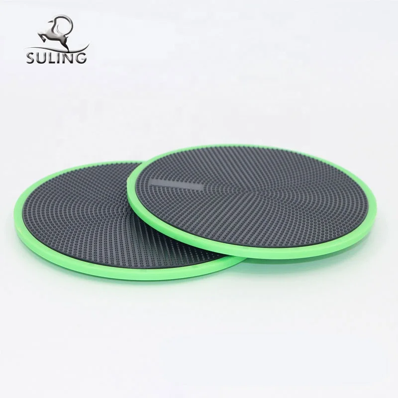 High Quality Fitness Body Building 2 Pack Push-up Floors Sliding Dual Sided Gliding Discs Ab exercise Core Sliders set