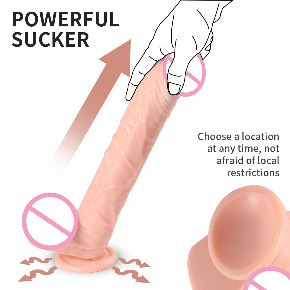 XISE Sex Toy Supplier 33.5cm PVC Dildo Huge Artificial long Penis Big Dildo Sex Toy for Women with Suction Cup Sex Toy for Adult
