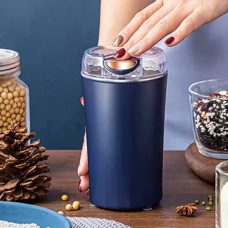 Household portable small electric bean grinder, powder press, coffee grinder For Crash the Spices