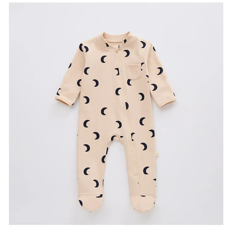 Kids Cotton Bamboo Footed Pajamas Baby Clothes