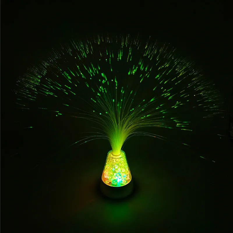 sensory light up fiber optic lamp night mood novelty holiday gift for kids women USB/Battery