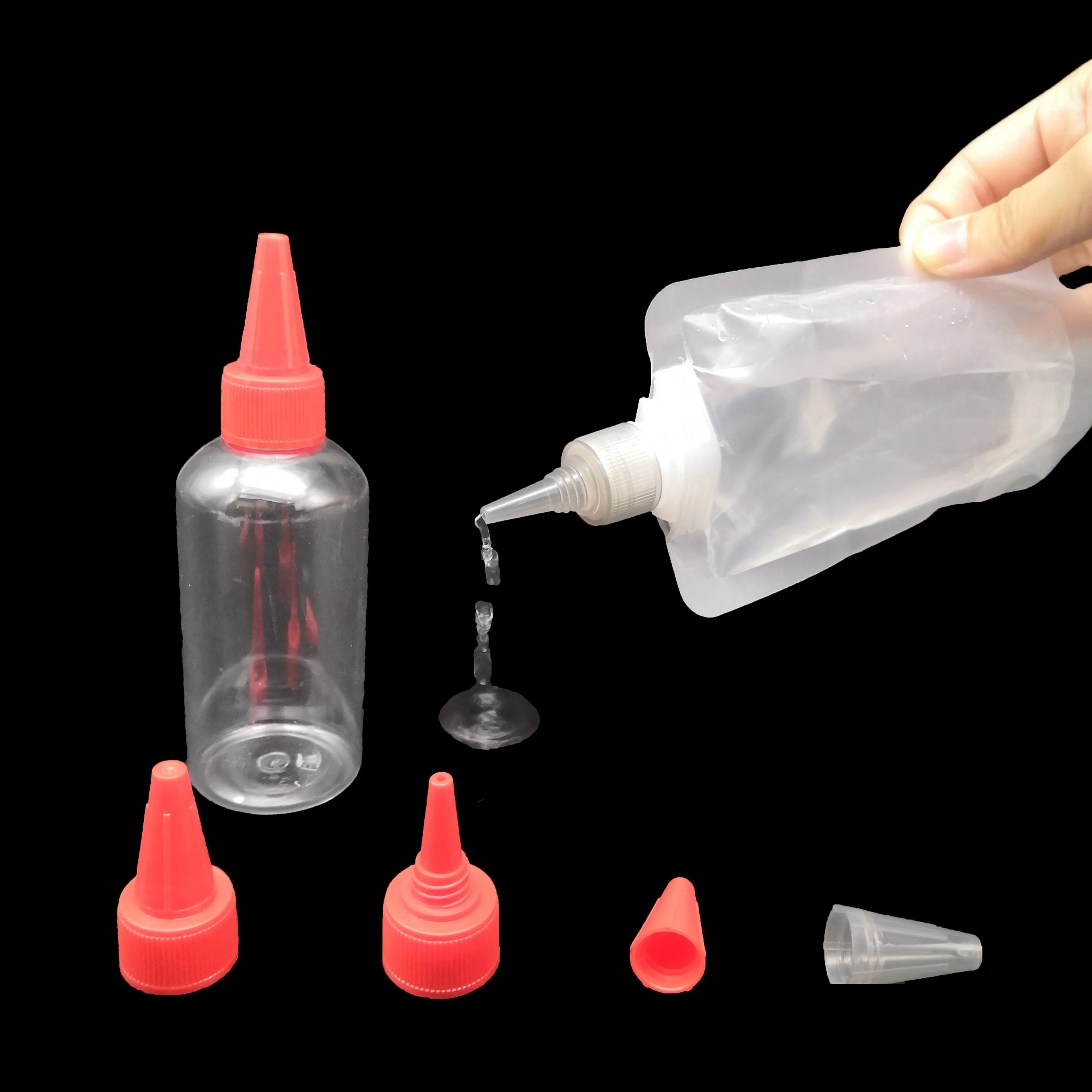 Винтовой распылитель тумана 20/410, насос для распыления, пластиковый чехол, крышка для бутылки