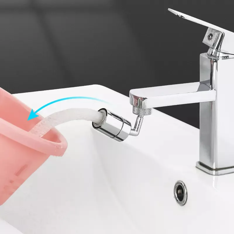 Brass 720 Degree Rotating Sink Faucet Aerator Rotatable Foaming Kitchen/bathroom Extender